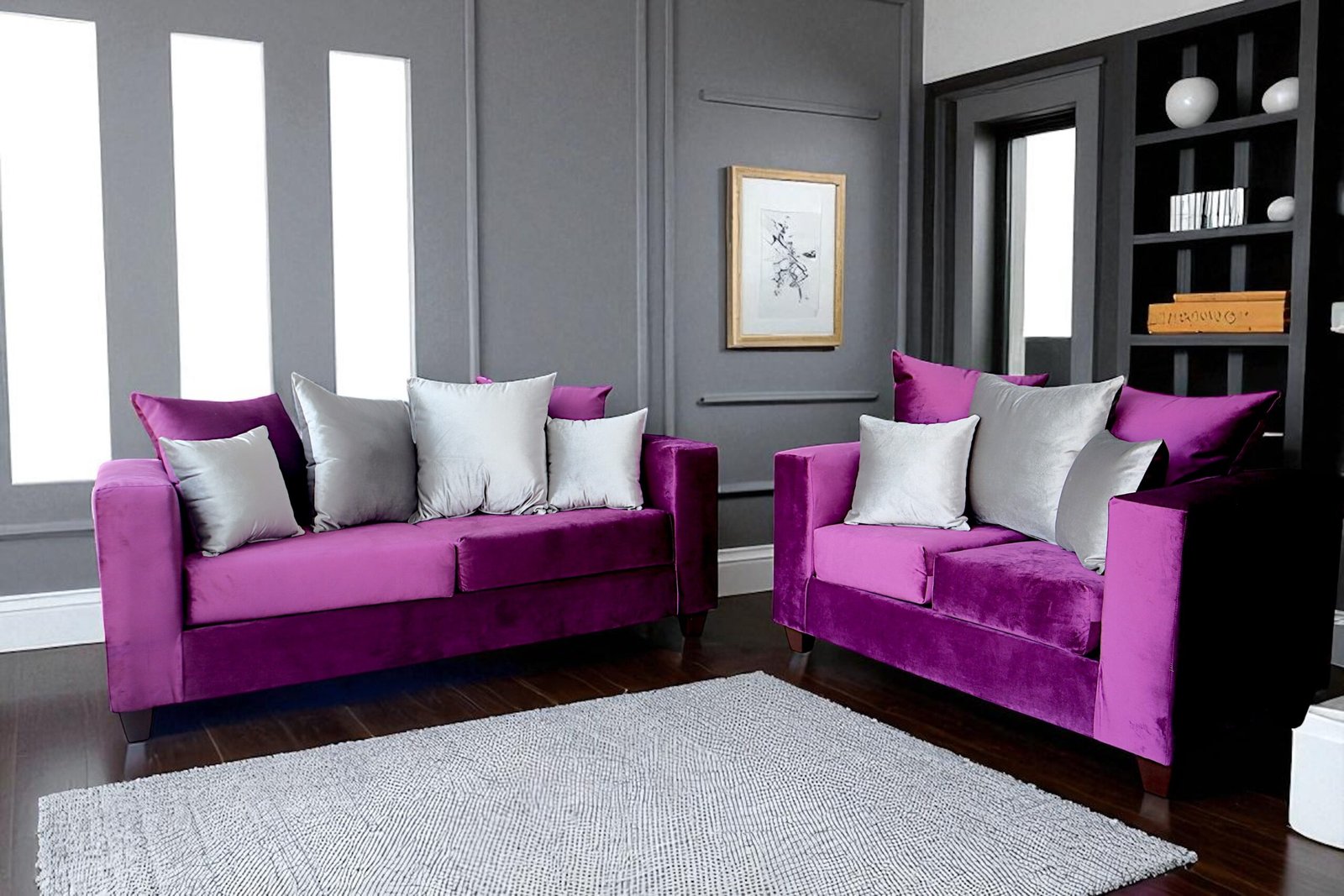 Violet Sofa & Loveseat