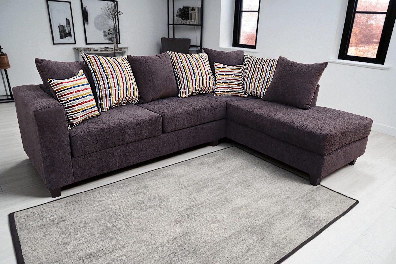 Luna Brown Sectional