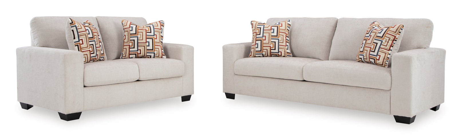 Ashley 243-05 Stone Sofa & Loveseat Set