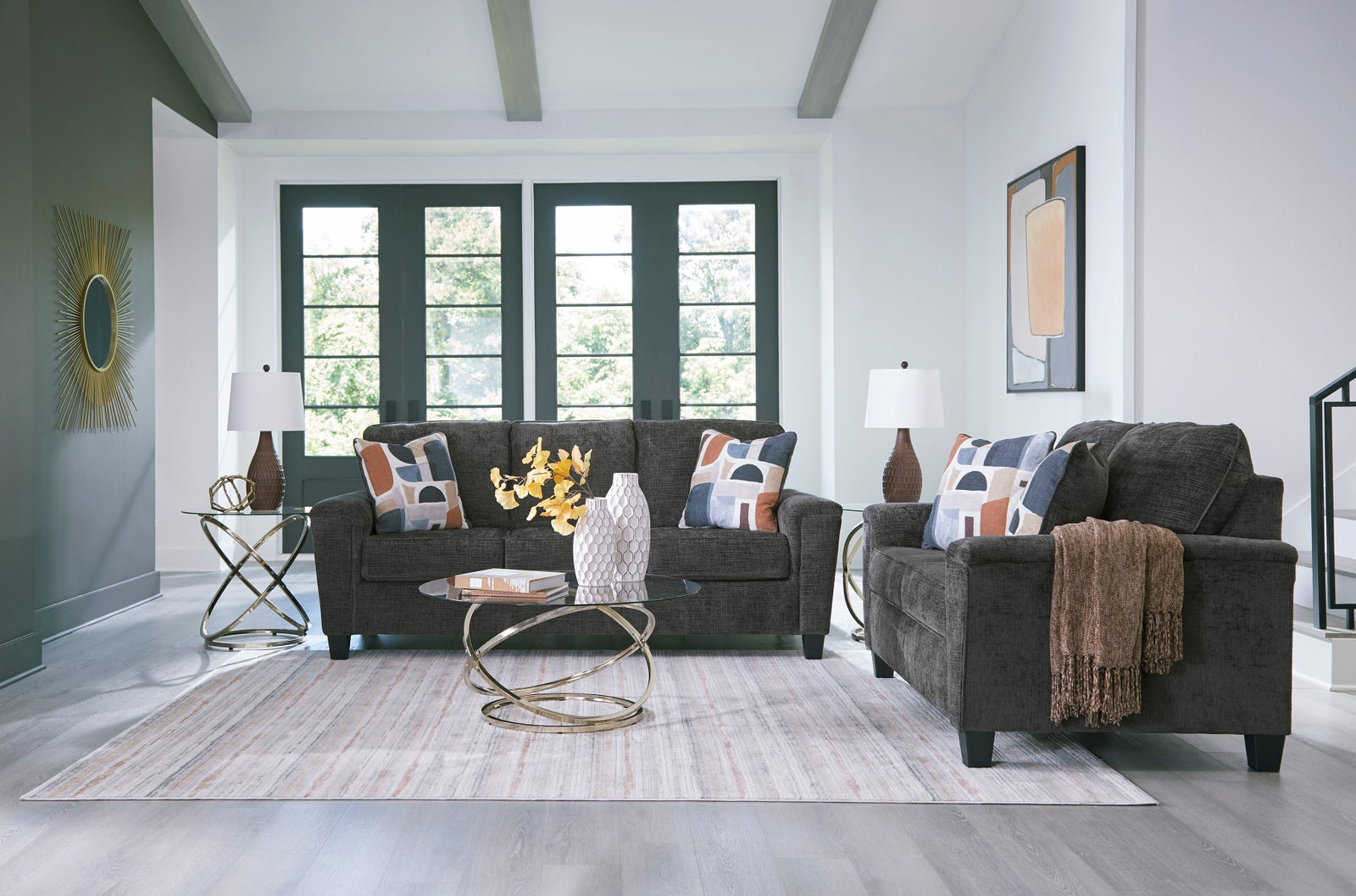 Ashley 252-06 Dusk Sofa & Loveseat Set