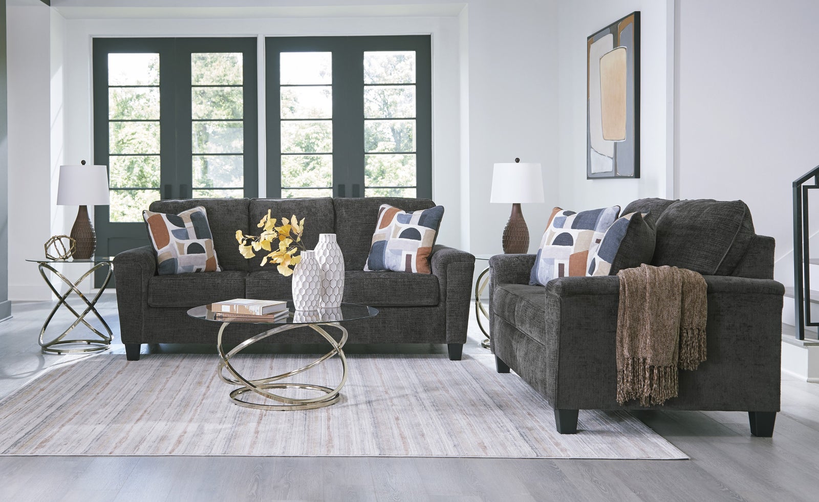 Ashley 252-06 Dusk Sofa & Loveseat Set