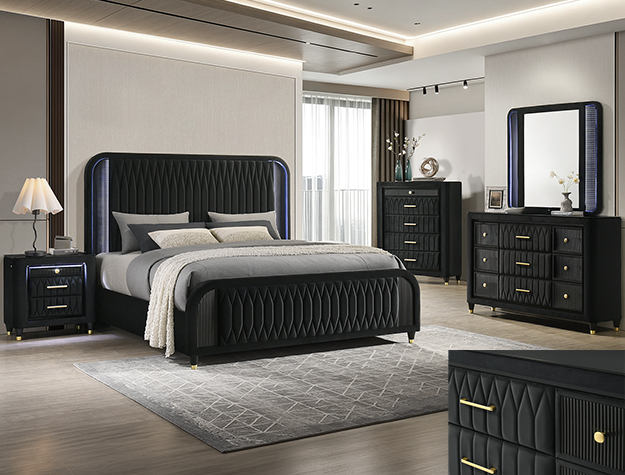 B2400 Valeria LED Bedroom Set