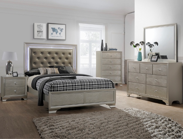 B4300 Lyssa LED Bedroom Set