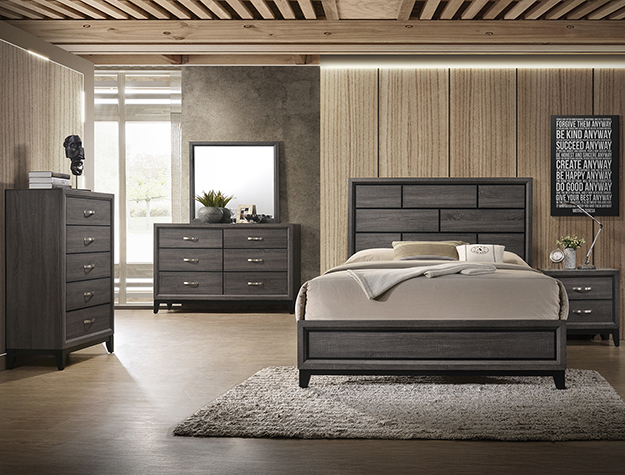 B4620 Akerson Grey Bedroom Set