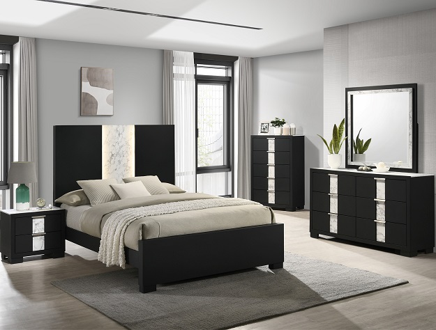 B6835 Rangley Black Bedroom Set