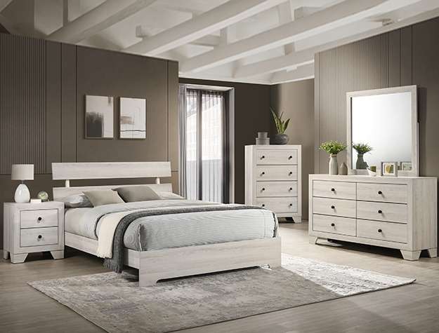 B6982 Atticus White Bedroom Set