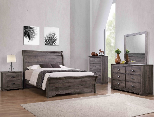 B8100 Coralee Grey Bedroom Set