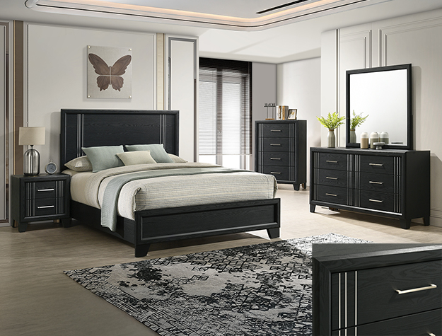 B9235 Charlie Charcoal Bedroom Set