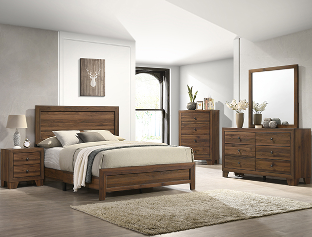 B9250 Millie Brown Cherry Bedroom Set