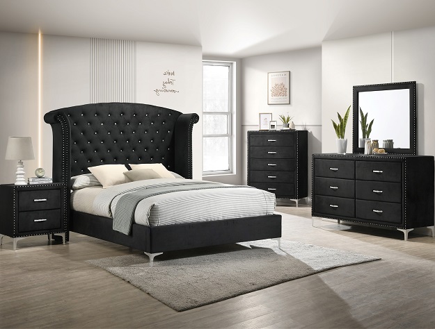 B9265 Lucinda Black Bedroom Set