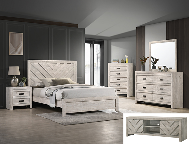 B9330 Valor White Bedroom Set