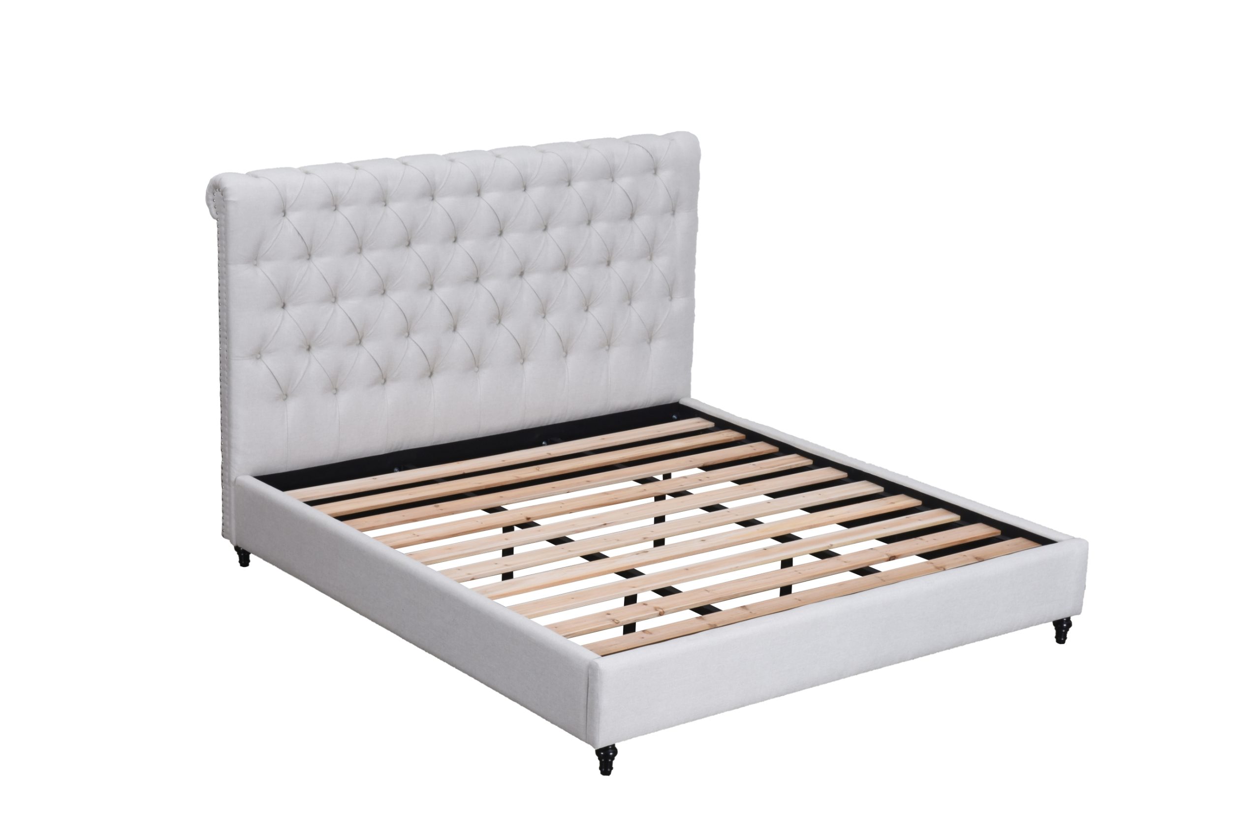 Colton Linen Upholstered Platform Bed