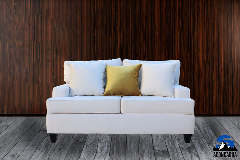 Ritz Oyster Velvet Oversized Sofa & Loveseat - Image 3