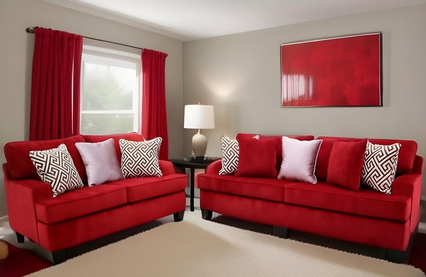 Cinnabar Oversized Sofa & Loveseat