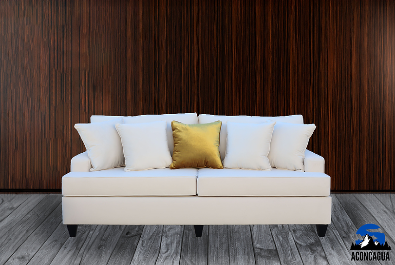 Ritz Oyster Velvet Oversized Sofa & Loveseat - Image 2