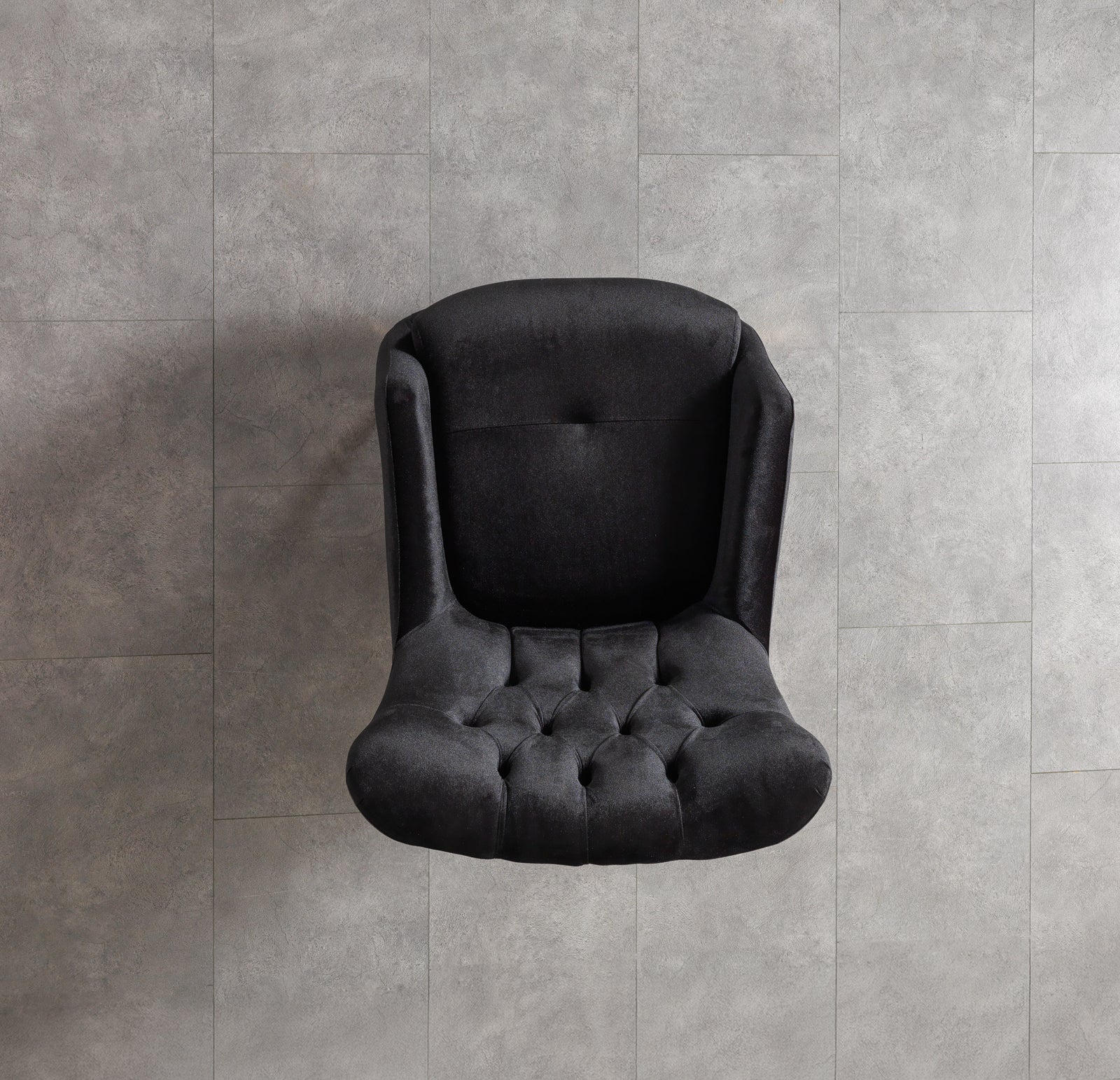 Florence Black Velvet Sofa 88" & Loveseat 64"