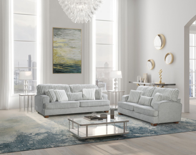 Haisley Sofa & Loveseat (Oversized)