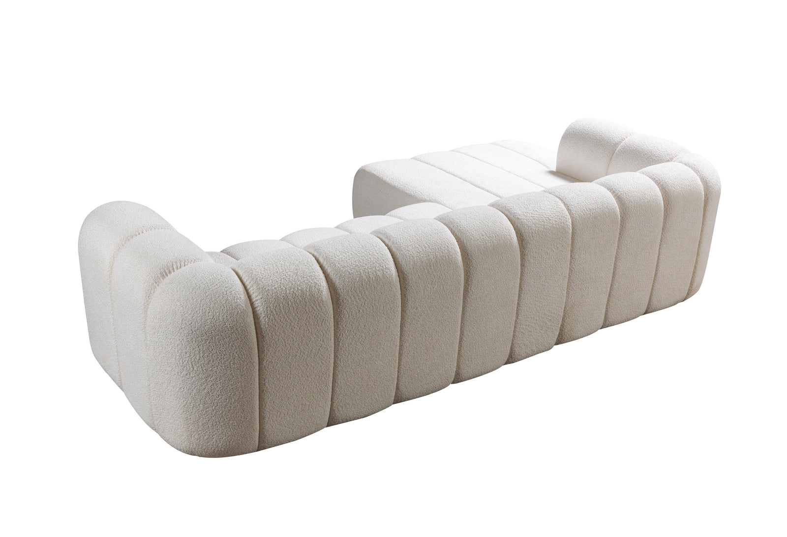 Lis Ivory Boucle 115" Sectional