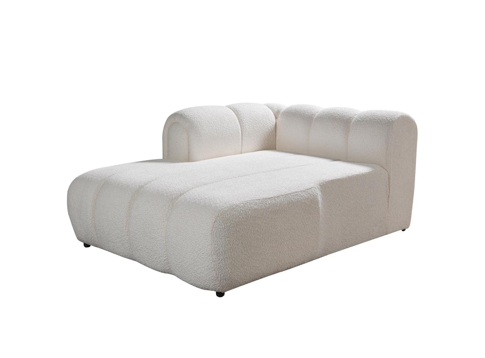 Lis Ivory Boucle 115" Sectional