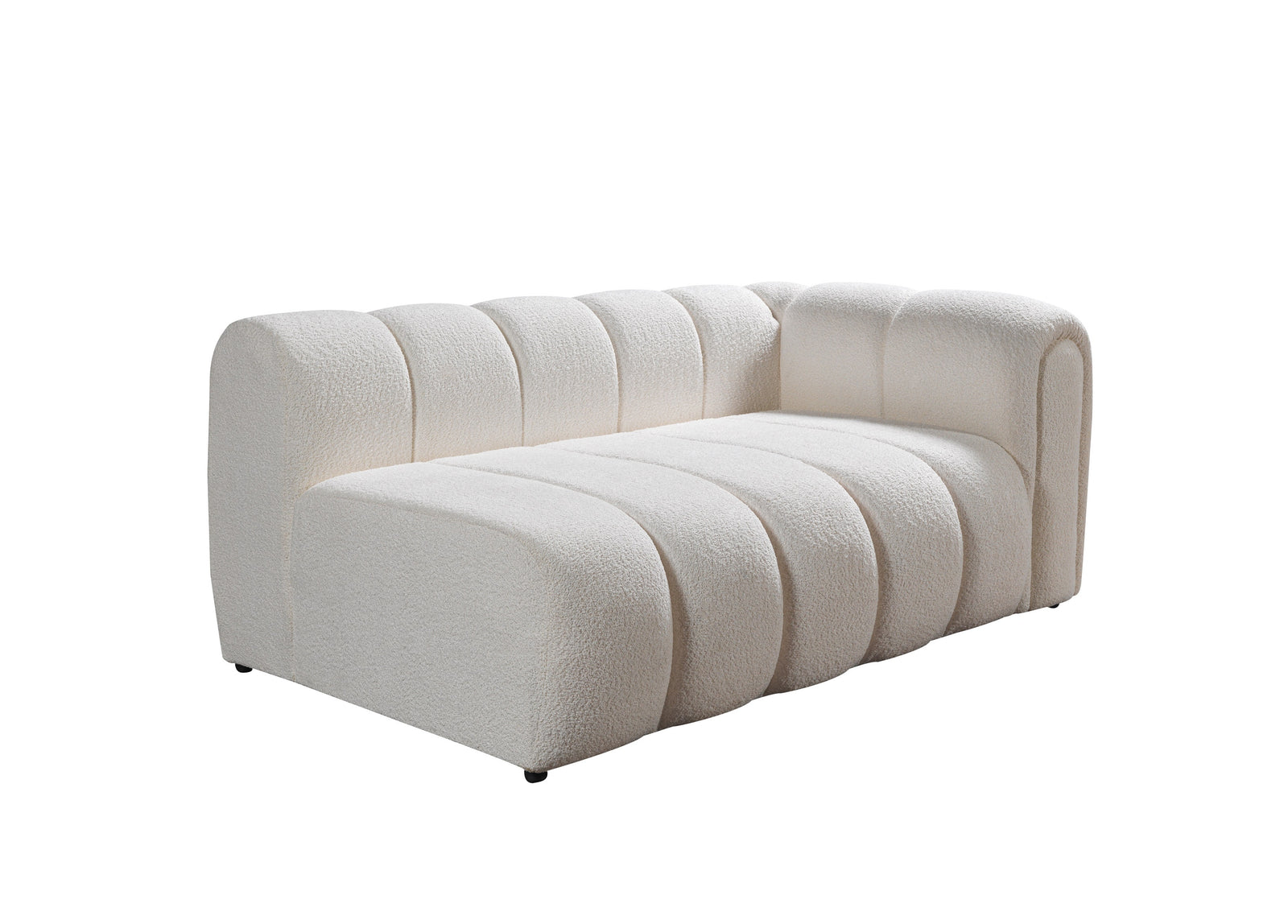 Lis Ivory Boucle 115" Sectional