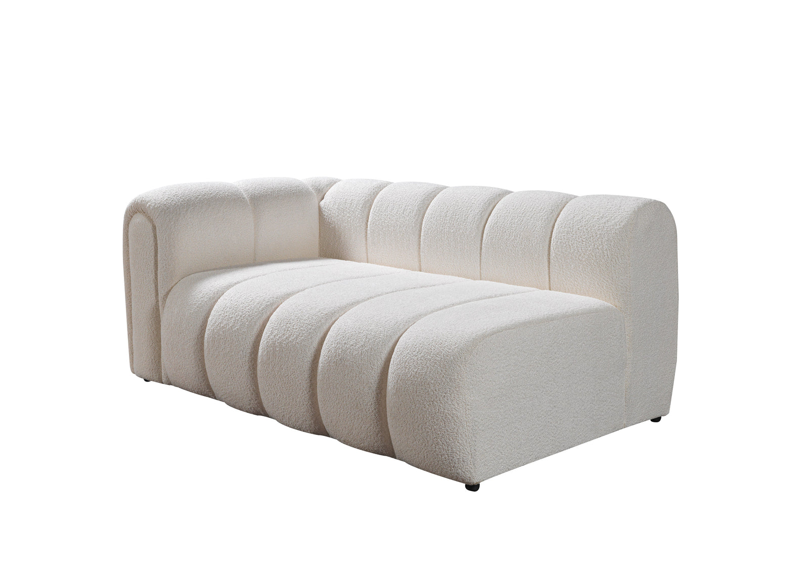 Lis Ivory Boucle 115" Sectional