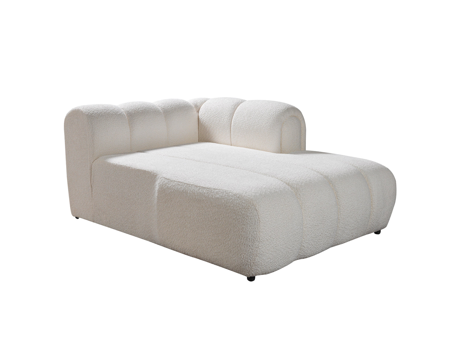 Lis Ivory Boucle 115" Sectional
