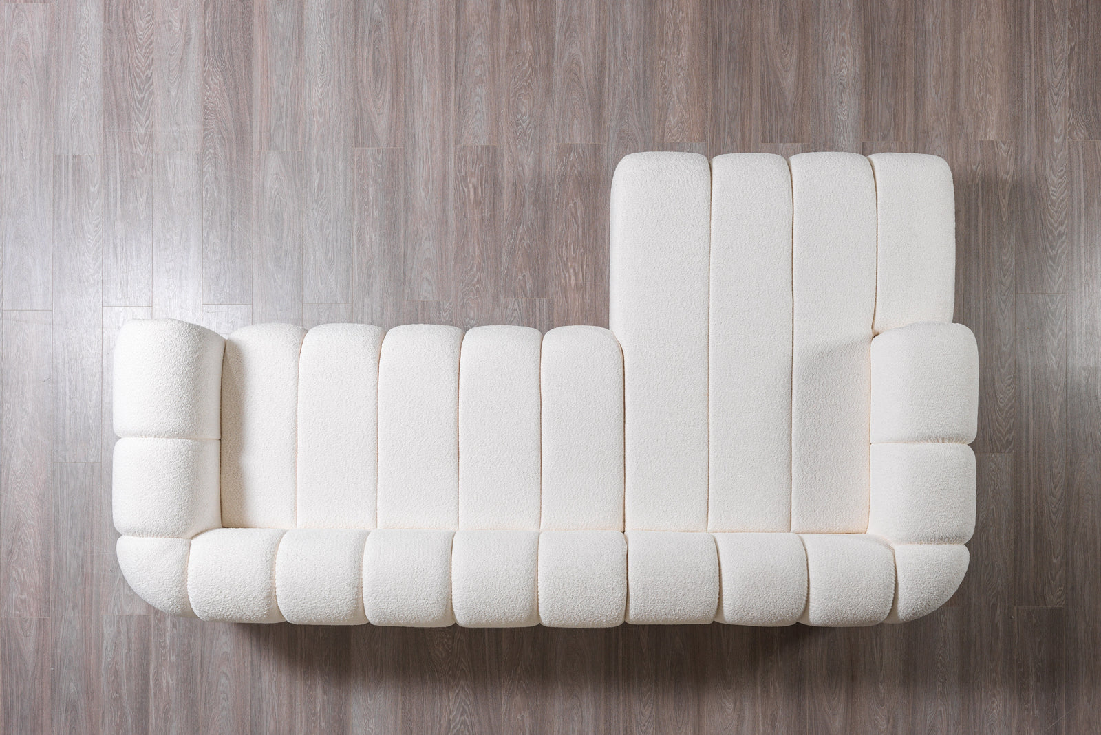 Lis Ivory Boucle 115" Sectional
