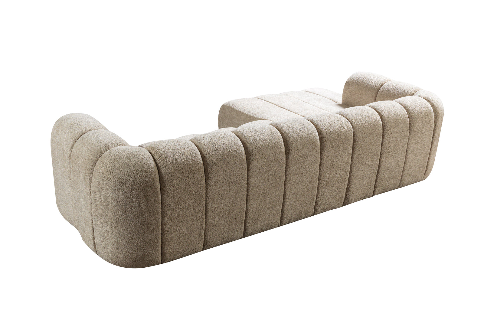 Lis Sand Boucle 115" Sectional