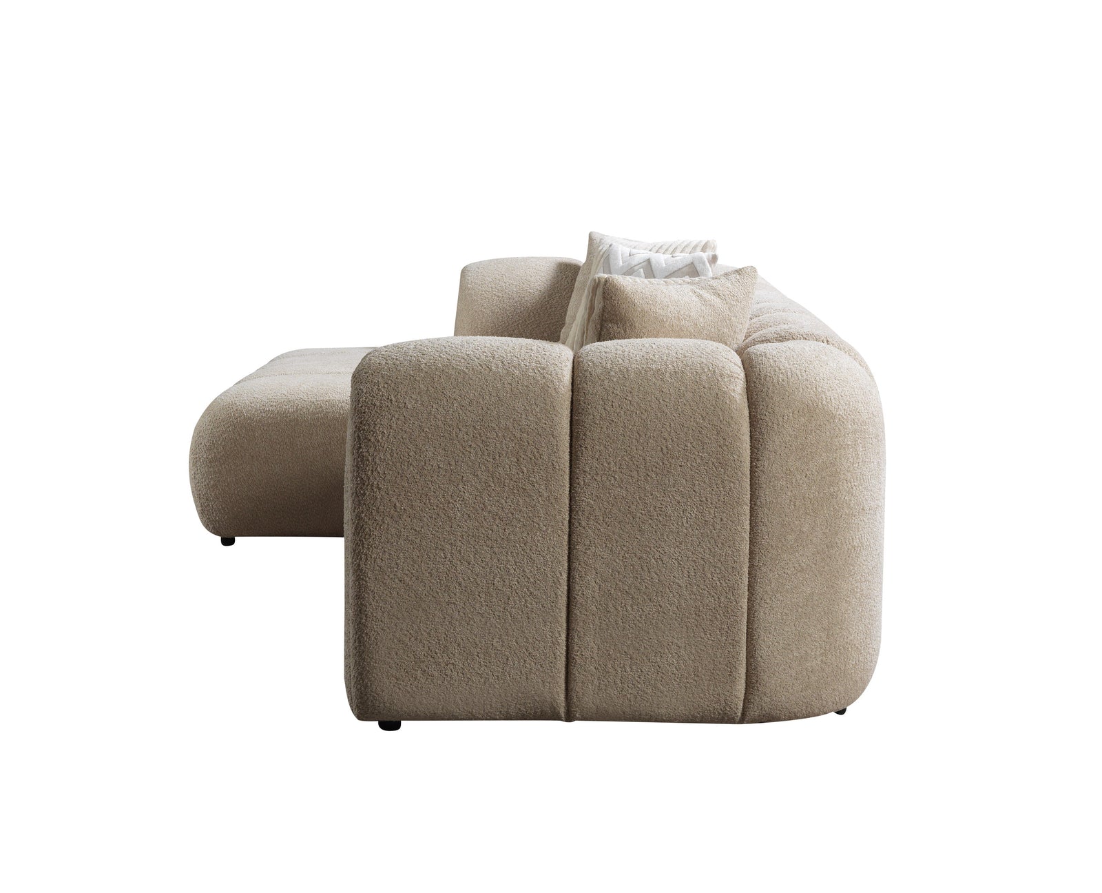 Lis Sand Boucle 115" Sectional