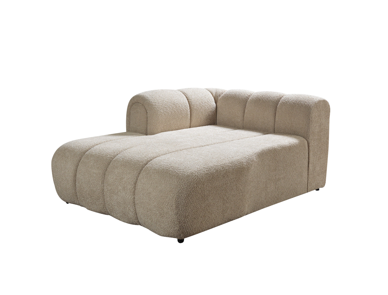 Lis Sand Boucle 115" Sectional