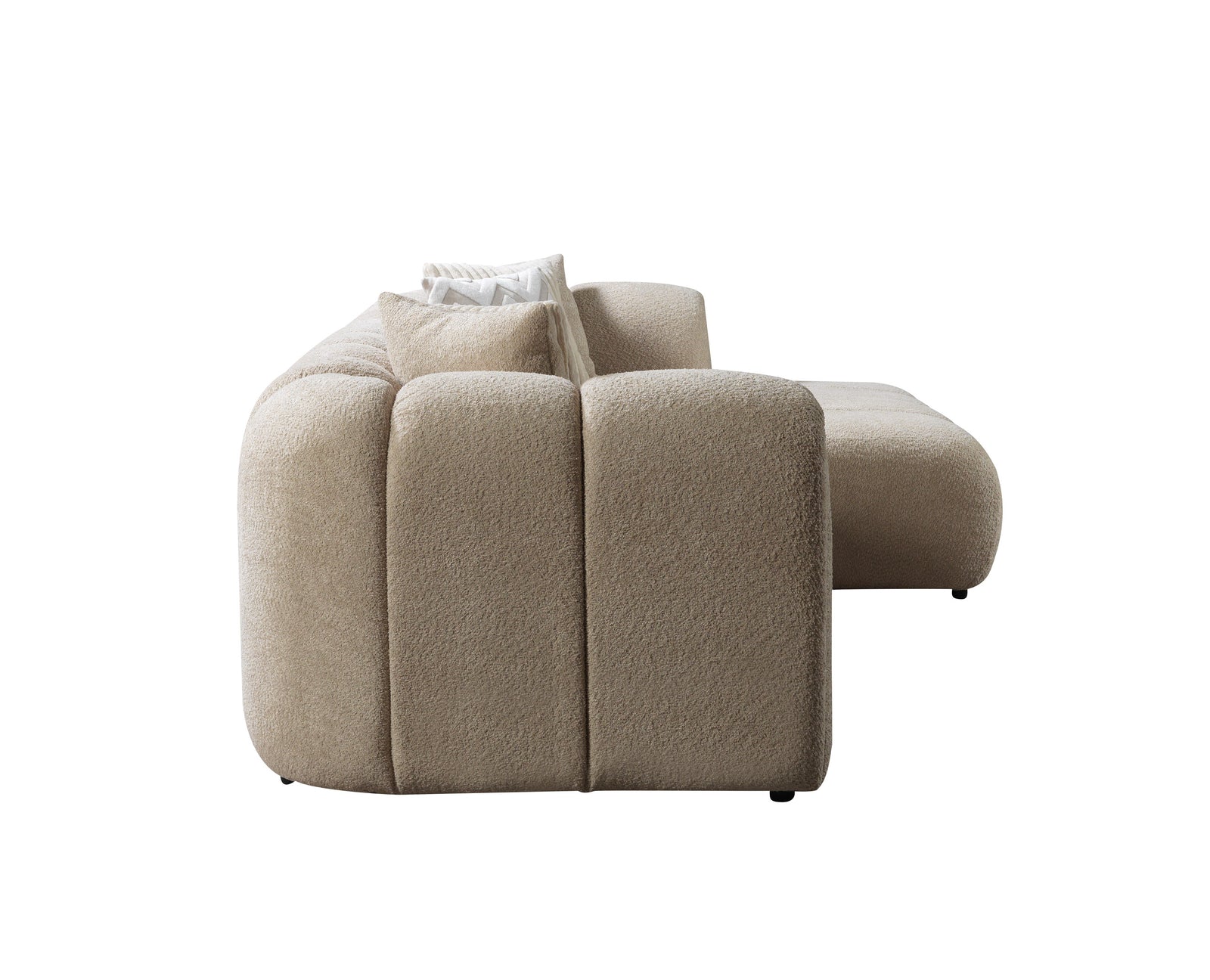 Lis Sand Boucle 115" Sectional