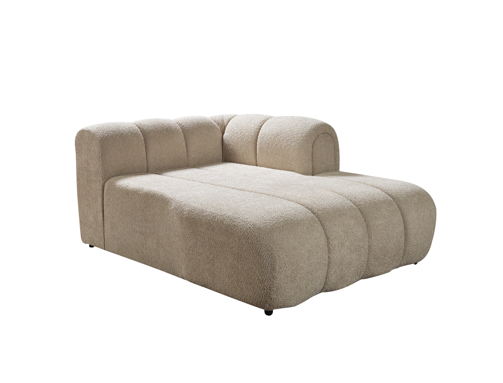 Lis Sand Boucle 115" Sectional
