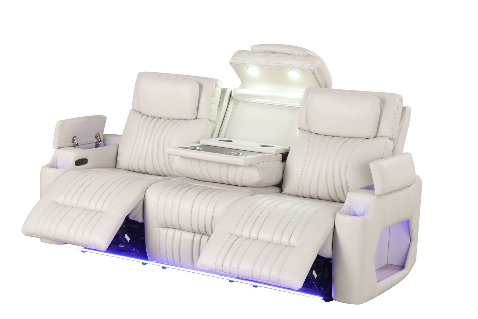 Nancy 3PC Power Recliner Set Sand