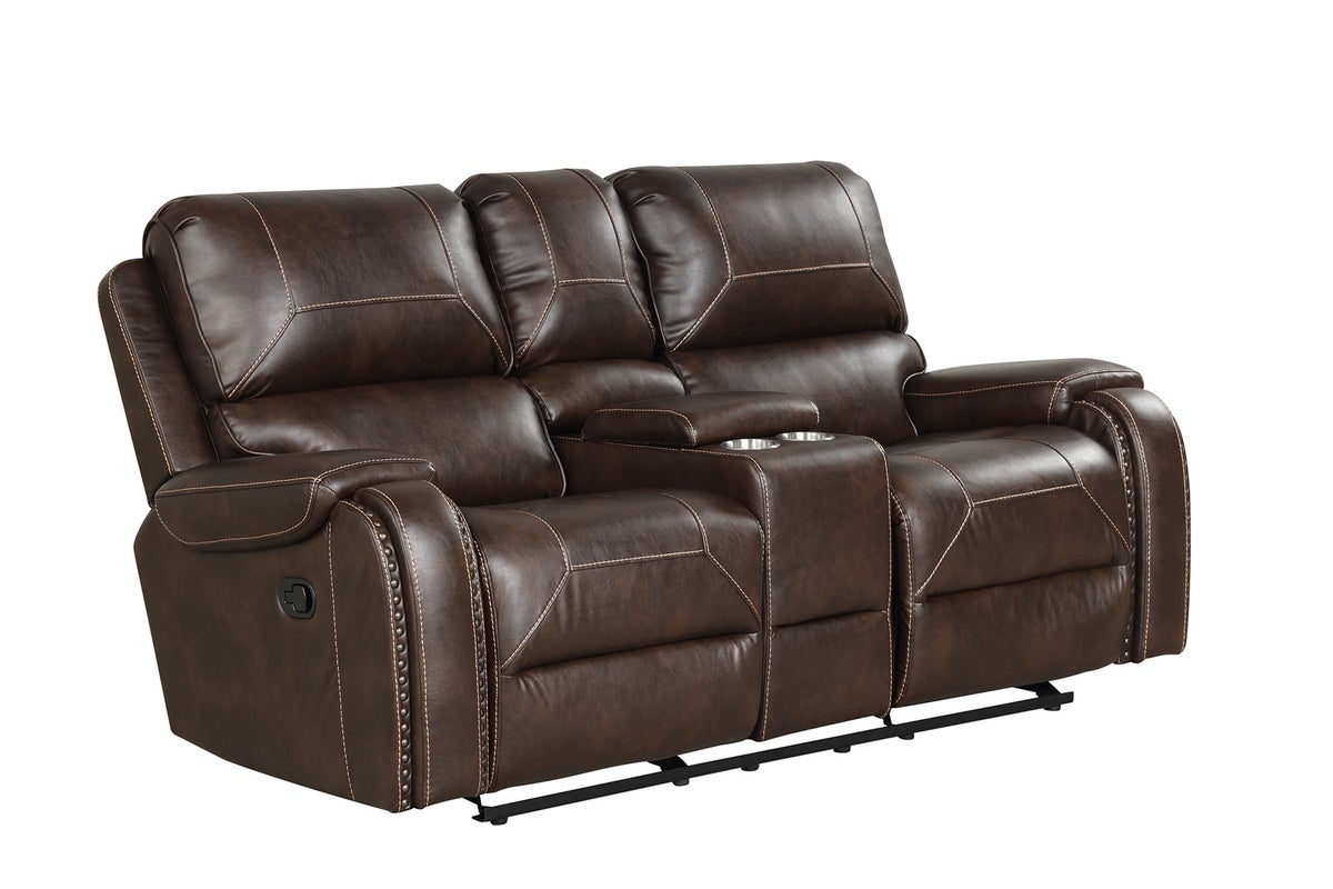 Titan Espresso 3pc Reclining Set - Image 2