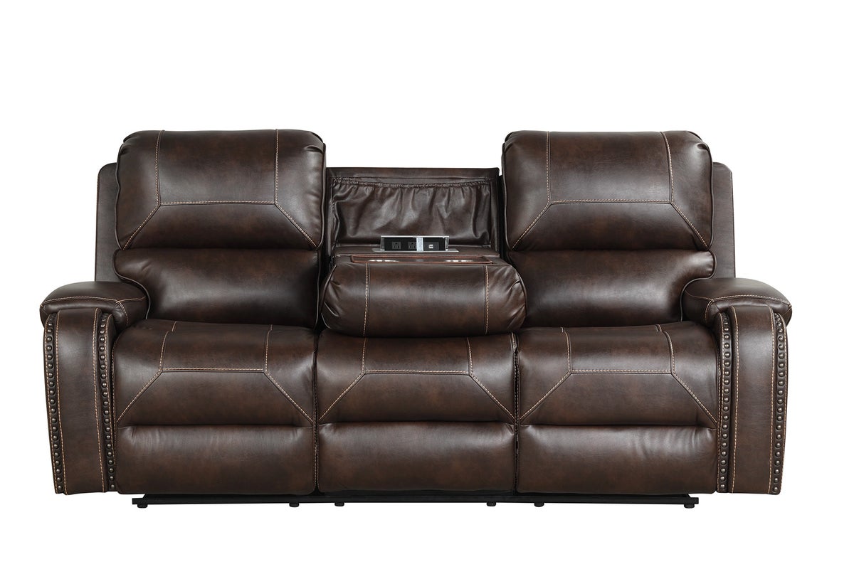 Titan Espresso 3pc Reclining Set - Image 3