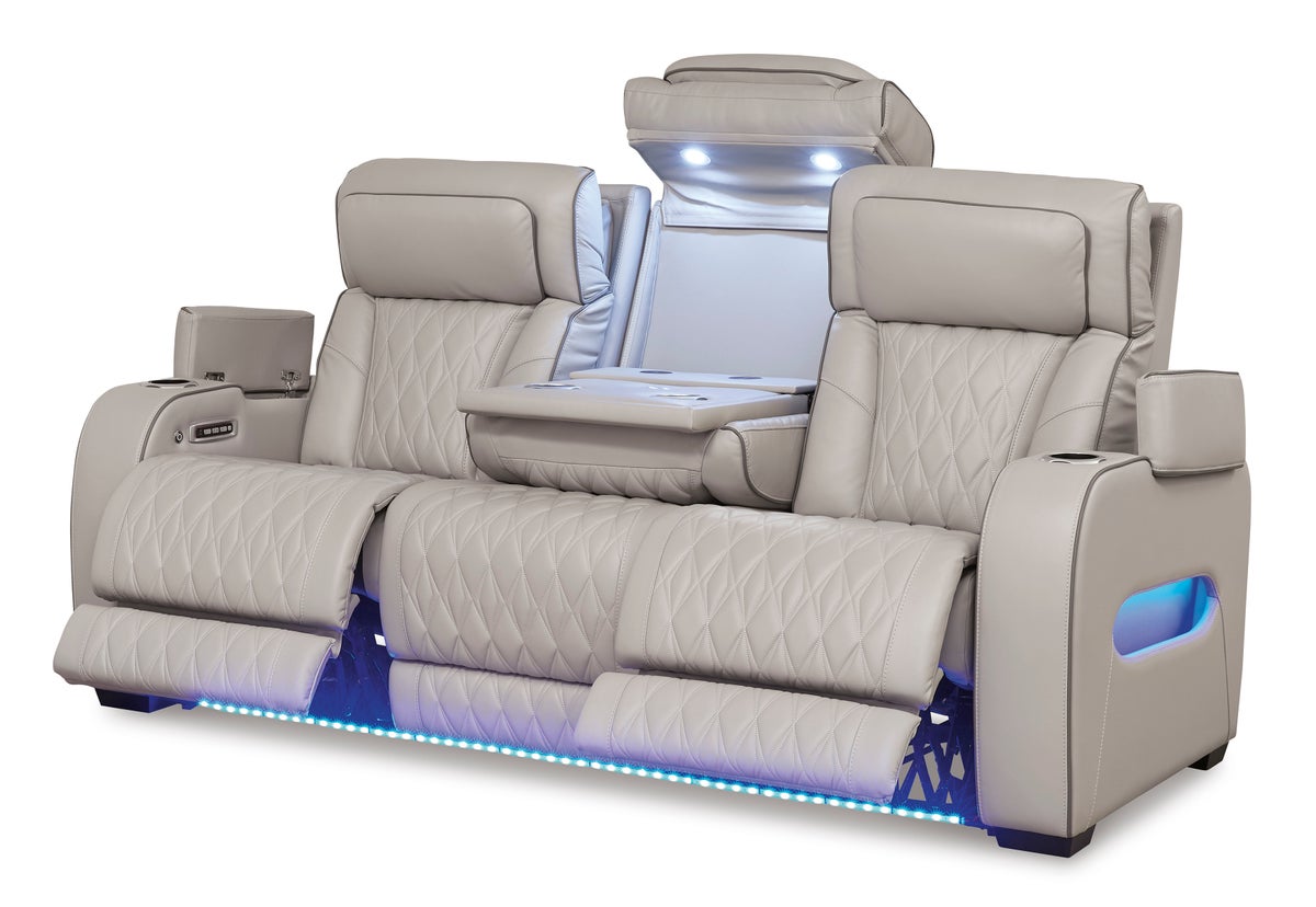 U271-05 Power Reclining Set (Genuine Leather + Air Massage) - Image 2