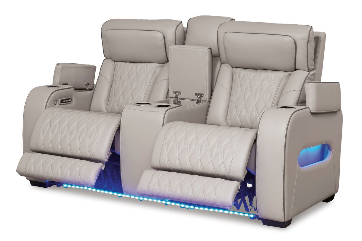 U271-05 Power Reclining Set (Genuine Leather + Air Massage) - Image 3