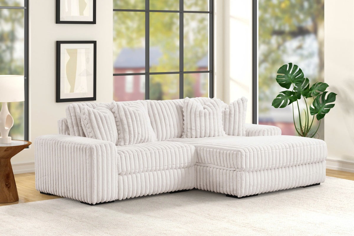 SUNDAY2 Beige 2PC Sectional