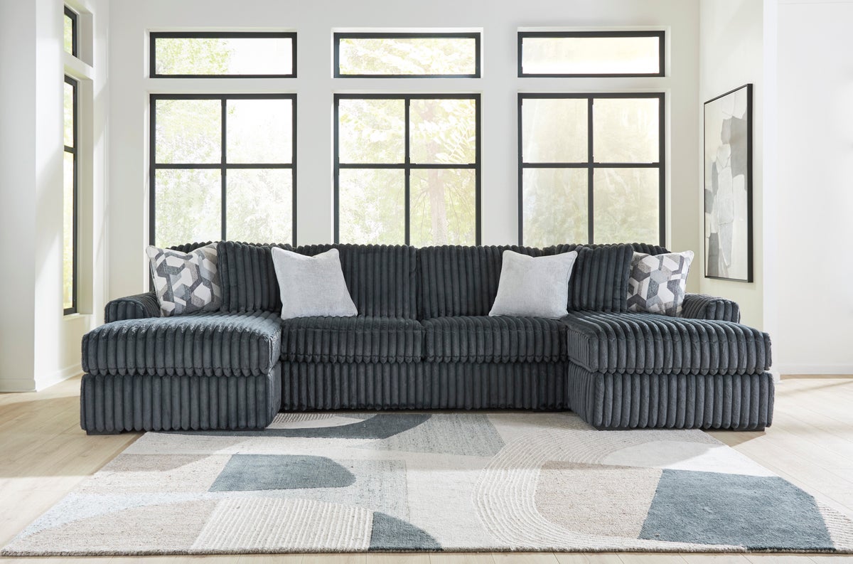 Ashley 981-05 3PC Double Chaise Sectional - Image 2
