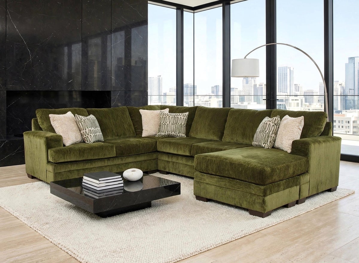 2760-10 Reversible Sectional (Pine-Olive)