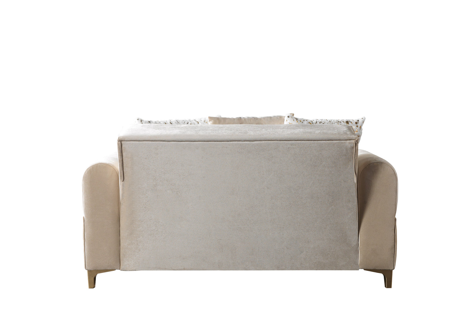 Sandra Ivory Velvet Sofa 88" & Loveseat 64"