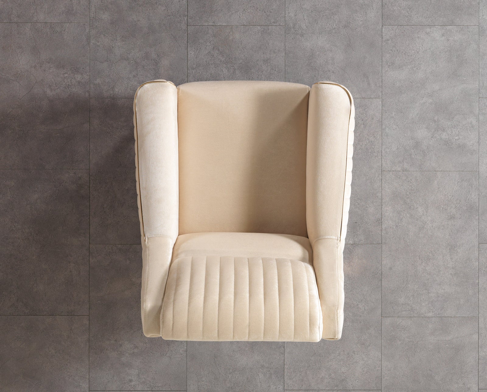 Sandra Ivory Velvet Sofa 88" & Loveseat 64"