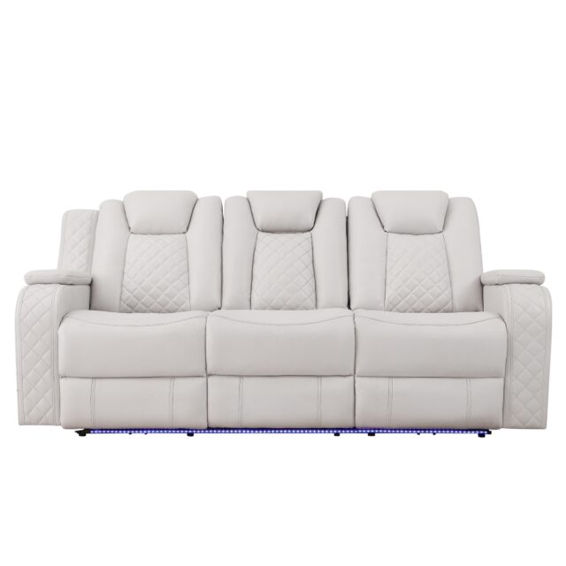 SH8895GRW-3 Radiant Power Double Reclining Sofa