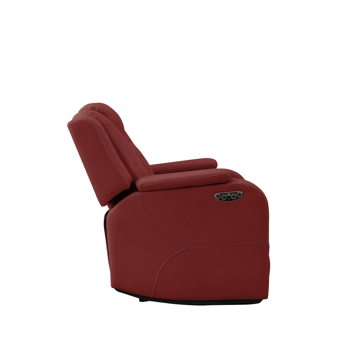 SH8895RED-3 Radiant Red Power Double Reclining Sofa