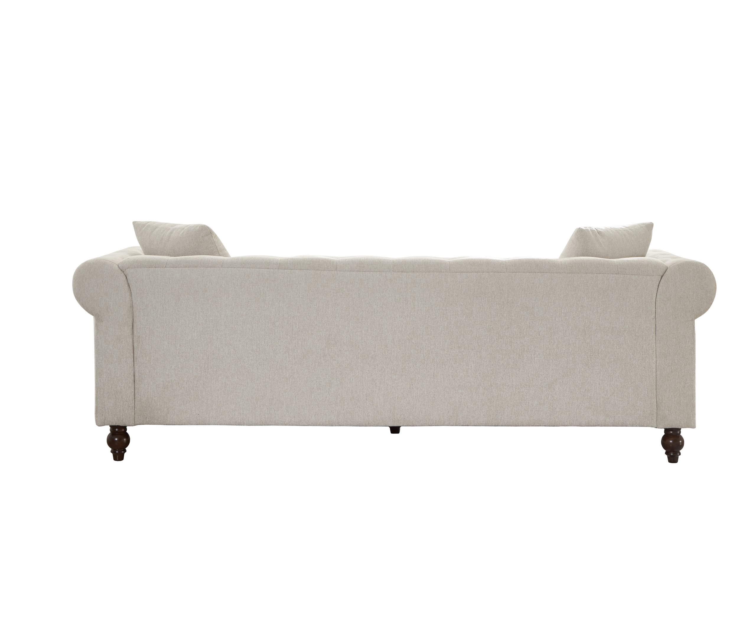 Thomas Beige Chesterfield Sofa & Loveseat